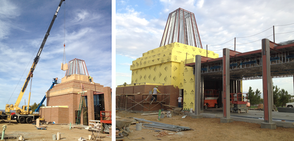Hindu Temple Antelope Valley - Project Under Construction